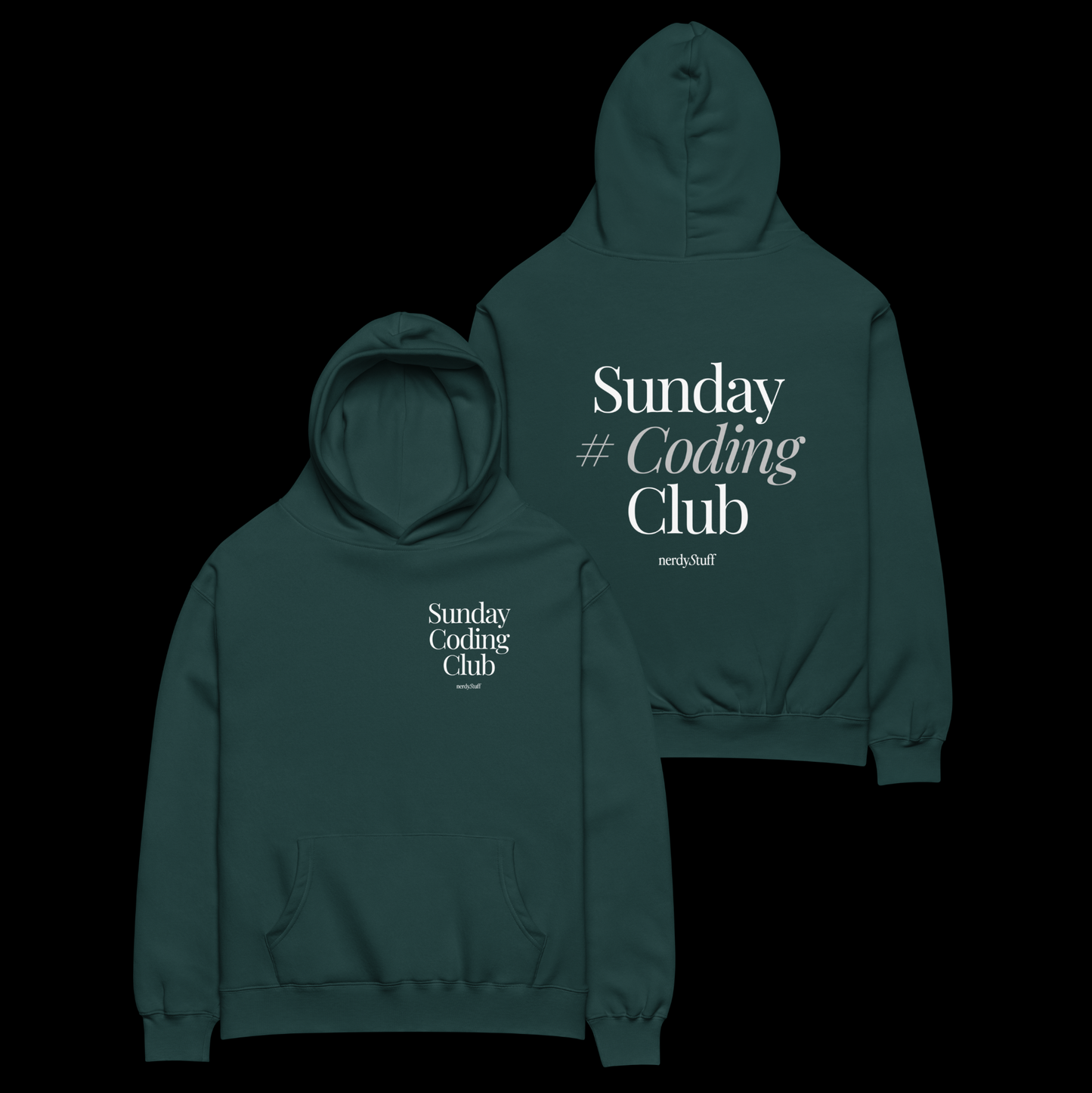 Sunday Coding Club Hoodie | Tech Clothing | Programmer Gift | Software Engineer Gift